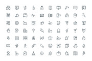390 Hotel Line Icons, an Outline Icon by Vectors Market (Thumbnail 5 of 6)