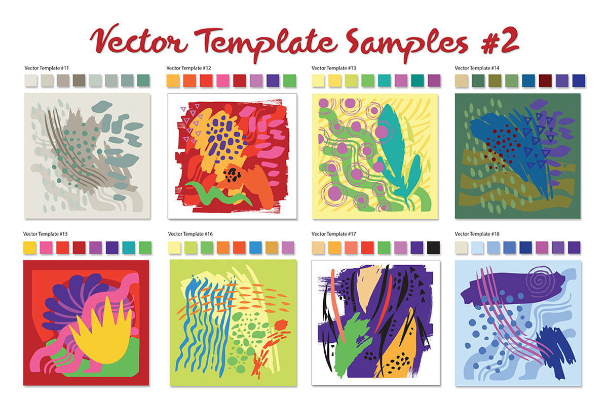 Vector Template Shapes #2, a Card Template by The Thrill of Design (Photo 1 of 8)