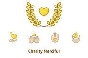 Charity Icons Set, an Outline Icon by UX Monster (Thumbnail 5 of 7)