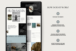 Premium Squarespace 7.1 Template