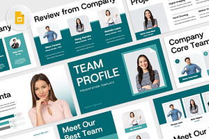 Team Profile Google Slides, a Presentation Template by rgbryand