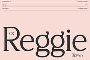 CS Reggie Drawn, a Serif Font by Craft Supply Co. (Thumbnail 1 of 8)