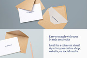 Greeting Card Landscape Mockup Duo, a Product Mockup by Studio MVDM (Thumbnail 5 of 8)