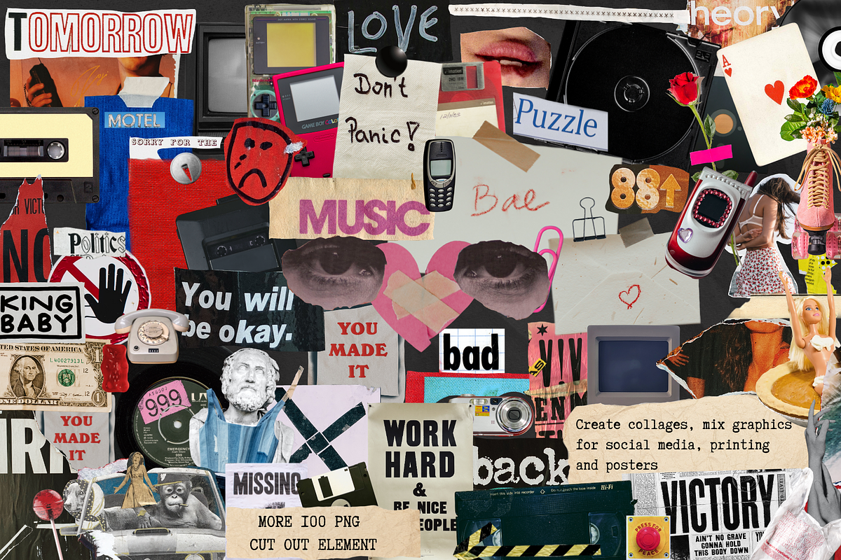 MIXED MEDIA SET my NOSTALGIA, an Object Graphic by lerinartstudio (Photo 3 of 15)