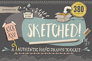 Sketched! Hand drawn graphic toolkit, a Decorative Illustration by Lisa Glanz (Thumbnail 1 of 6)
