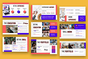 Virtae Creative CV Resume Powerpoint, a Presentation Template by kerismaker (Thumbnail 4 of 5)