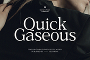 GC Quick Gaseous – Elegant Serif, a Serif Font by Glyphonic (Thumbnail 1 of 15)