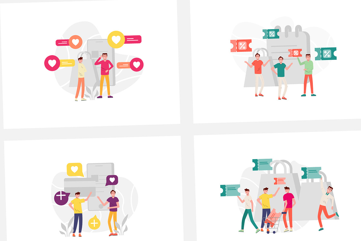Ecommerce Illustration Pack, a Templates & Theme by Portocraft (Photo 3 of 6)