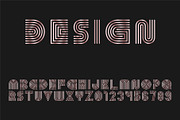 Luxury golden striped alphabet, an Object Graphic by ExpressShop (Thumbnail 1 of 4)