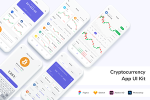 Cryptocurrency App UI Kit