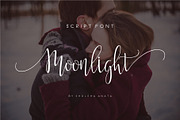 Moonlight Script, a Script Font by Anatadesign (Thumbnail 10 of 10)