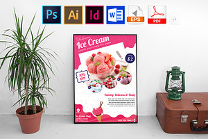 Poster Ice Cream Shop Vol-01