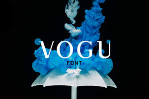 Vogu-Font With 5 Free Mockups