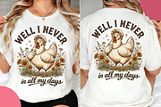 Spring Funny Chicken Sublimation PNG, an Illustration by OK Design (Thumbnail 2 of 6)