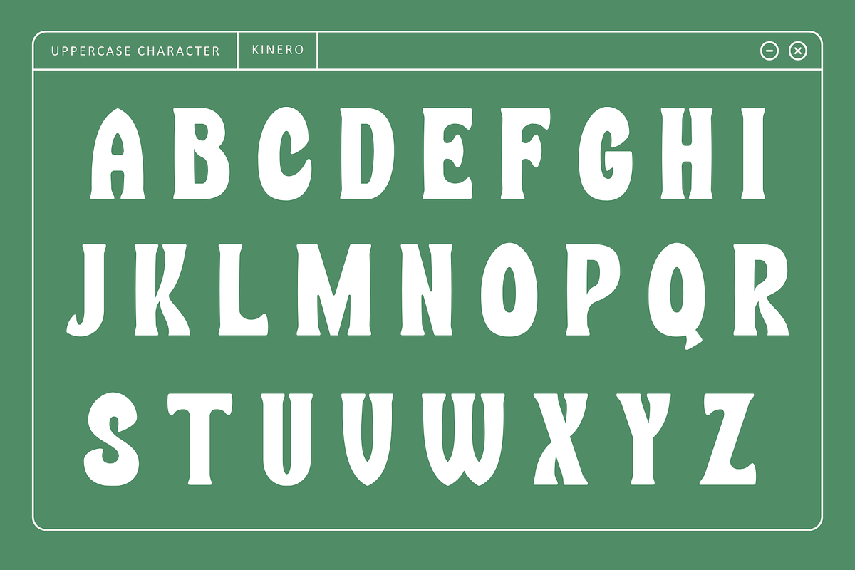 Kinero- Branding Logo Font, a Serif Font by Nirmana Visual (Photo 3 of 10)