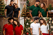 Cozy Christmas T-shirt Mockup Bundle, a Shirt Mockup by Genius Graph (Thumbnail 2 of 4)