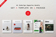 A5 Magazine Bundle Vol. 2, a Magazine Template by Alhaytar (Thumbnail 1 of 6)