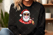 Cool Santa Xmas Art- Santa Christmas, an Illustration by Craft Nest (Thumbnail 4 of 6)