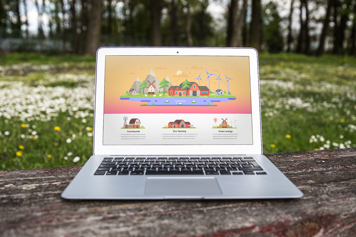 Eco city - flat design style set, an Illustration by Boyko Pictures (Photo 7 of 13)