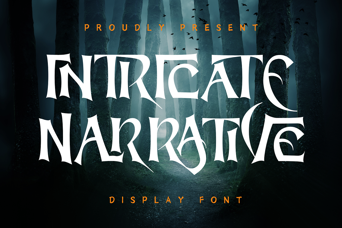 INTRICATE NARRATIVE FONT, a Sans Serif Font by 177Studio (Photo 1 of 8)
