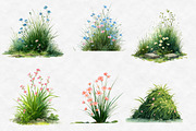 Spring Green Grass Clipart, an Illustration by Designworld (Thumbnail 3 of 6)