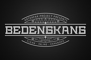 Bedengkang, a Sans Serif Font by Arterfak Project (Thumbnail 1 of 6)