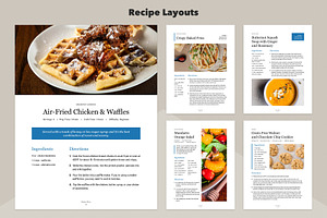 InDesign Digital Cookbook Template