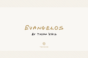 Evangelos, a Handwritten Font by TEKNIKE (Thumbnail 1 of 6)