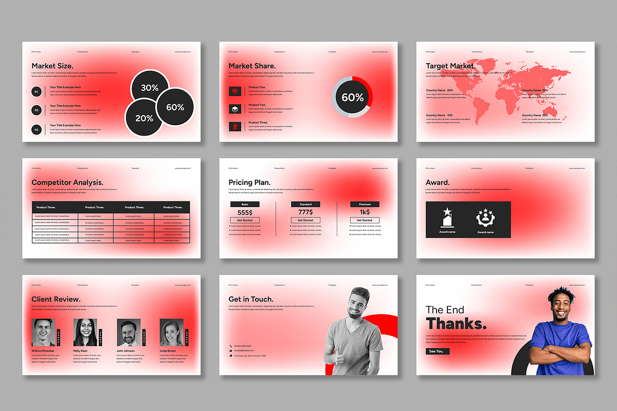 Pitch Deck Presentation Template, a Presentation Template by Mighty-Slide (Photo 4 of 4)