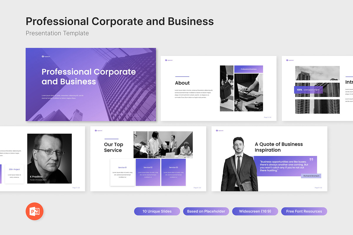 Corporate and Business PPT, a Presentation Template by Antstheme (Photo 1 of 2)
