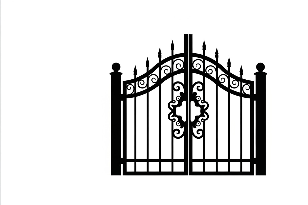Ornate Iron Gate SVG Bundle, an Illustration by Designs_River (Photo 14 of 31)