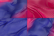 Abstract 3D Wavy Striped Backgrounds, a Wallpaper Graphic by BIBIART (Thumbnail 8 of 11)