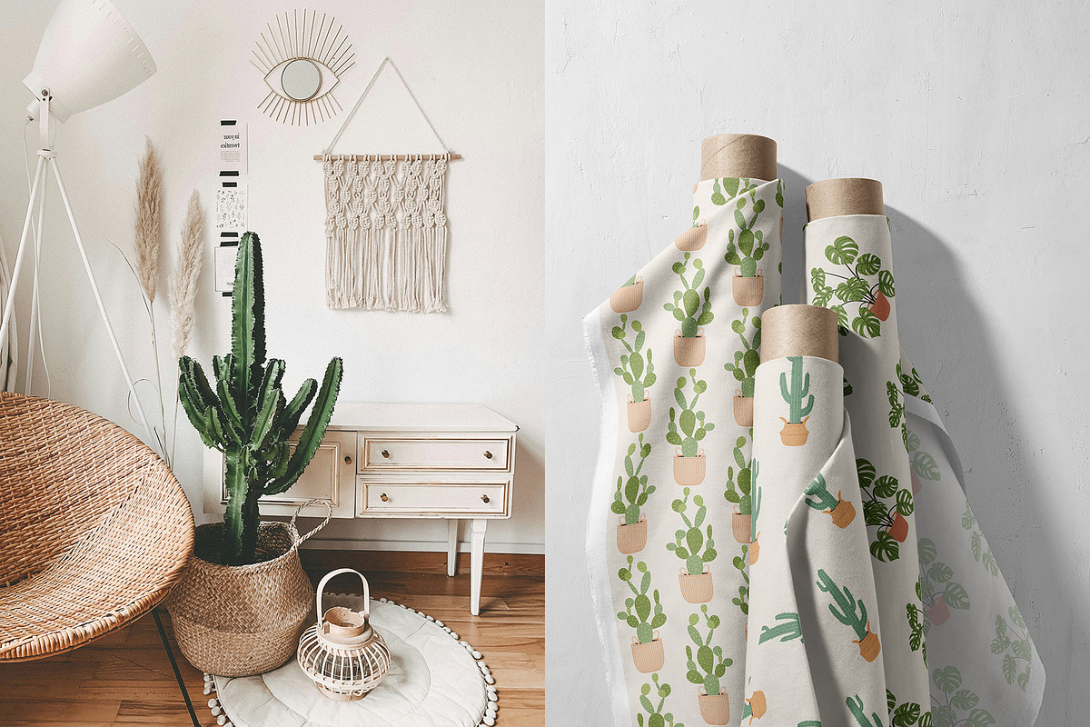 Home Plants | House Plants in Pots, a Decorative Illustration by Berentine.art (Photo 14 of 16)