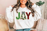 Joy Christmas Sublimation Png, a Seasonal Illustration by YA Design (Thumbnail 3 of 4)