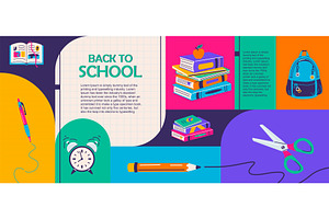 Back To School Vector Illustration