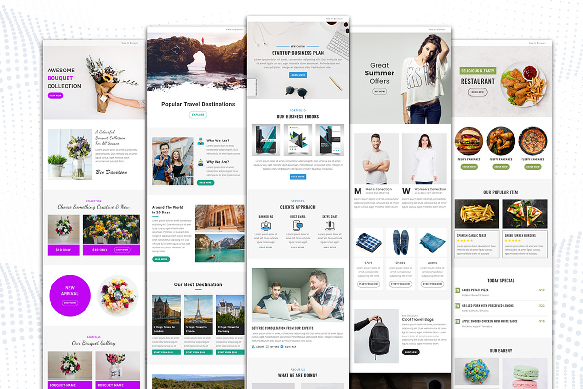 Business Pro Email Templates Bundle, an Email Template by Pennyblack ...
