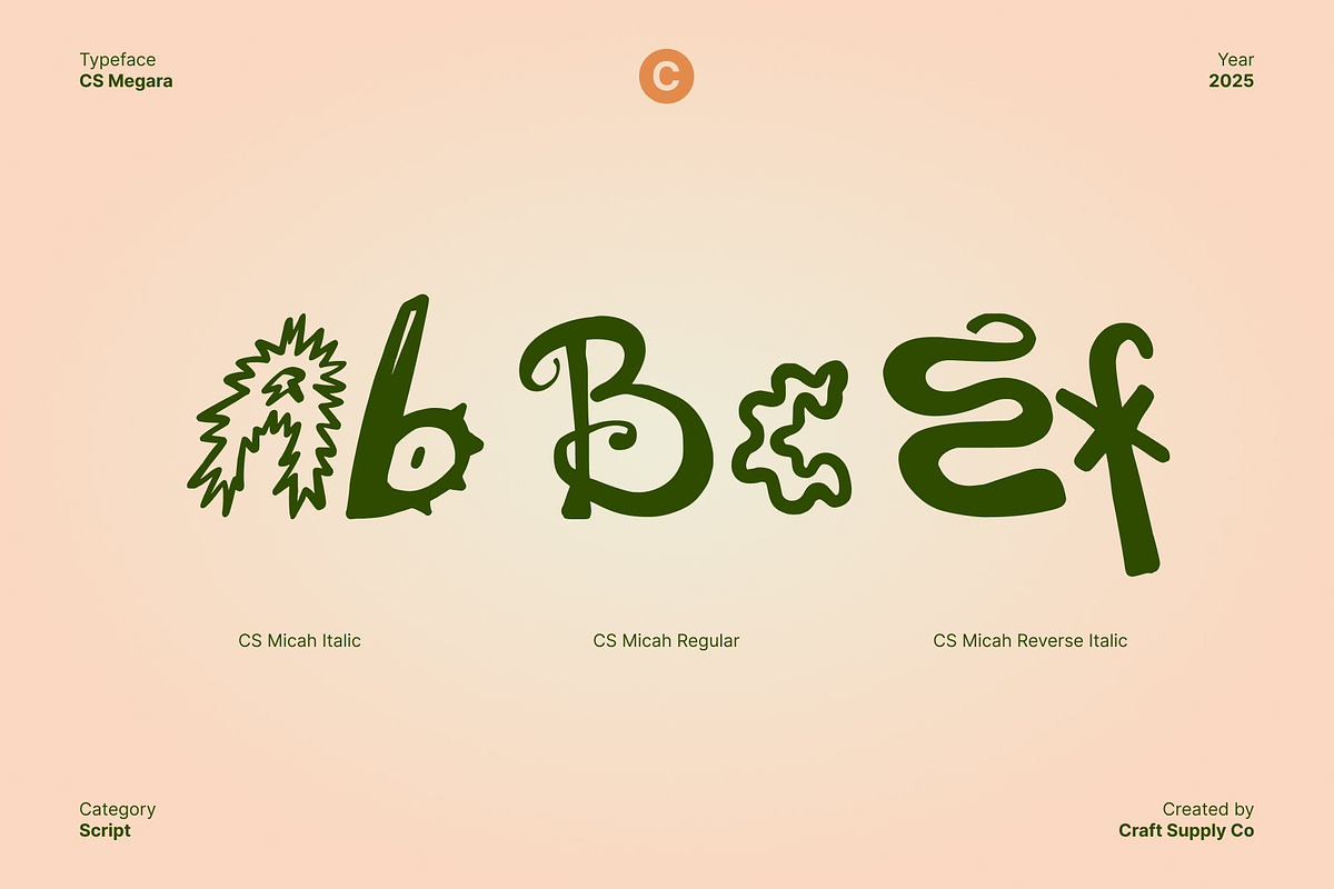 CS Micah – Whimsical Font, a Sans Serif Font by Craft Supply Co. (Photo 3 of 8)