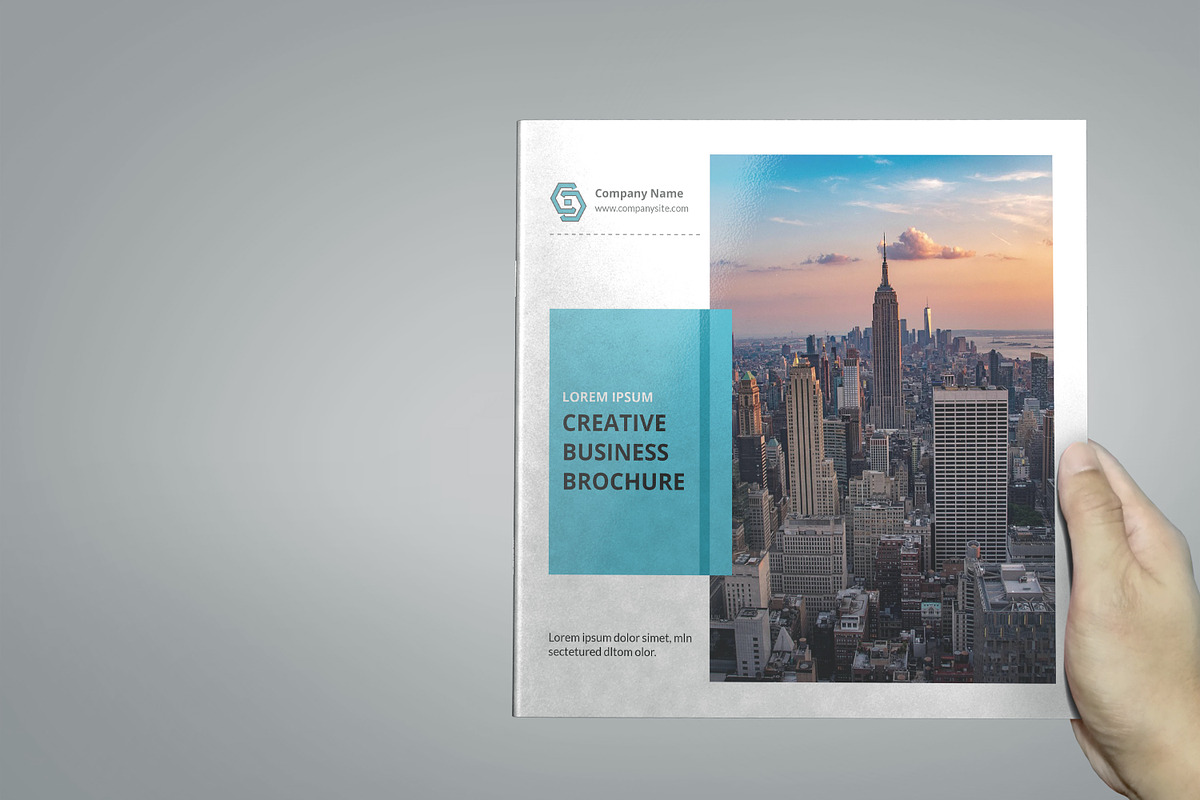 Business Square Bifold Brochure, a Brochure Template by Template Shop (Photo 6 of 7)