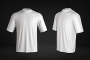 White Men's T-Shirt 3D Model, an Object 3D Model by le-genda (Thumbnail 2 of 10)
