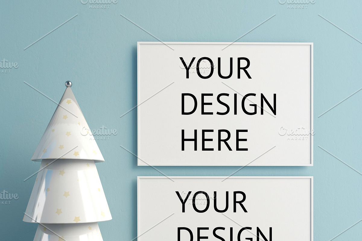 Modern Christmas interior., a Print Template by ChromiumHeart (Photo 8 of 21)