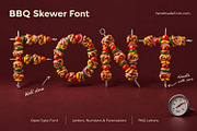 BBQ Skewer Font, a Sans Serif Font by Handmadefont (Thumbnail 15 of 15)