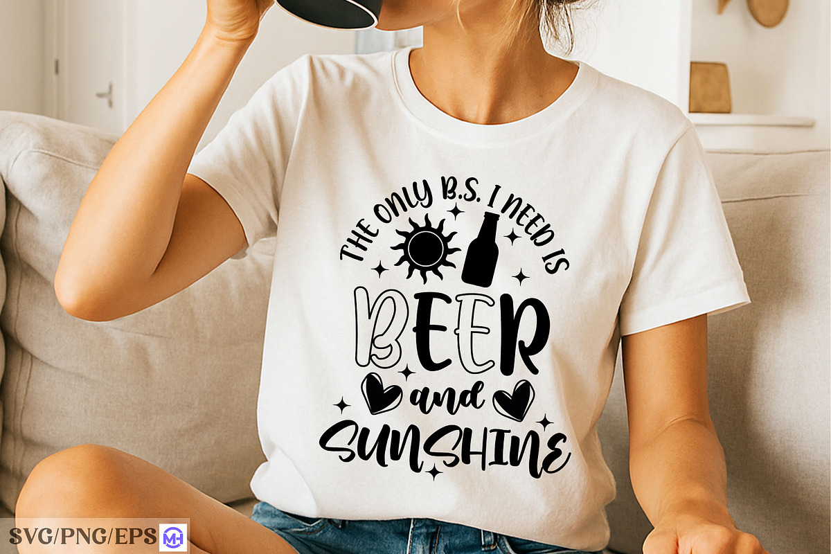 Funny Beer Quote SVG, a Seasonal Illustration by mh_arif (Photo 2 of 3)