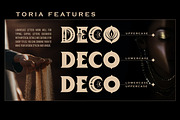 Toria Bohemian Decorative Serif Font, a Serif Font by Struvictory.art (Thumbnail 3 of 9)
