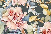 Watercolor flowers pink bloom set, a Decorative Illustration by Edith’s World (Thumbnail 18 of 19)