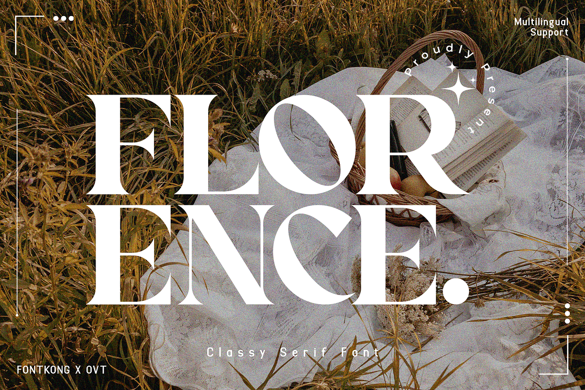 Florence - Classy Serif Font, a Serif Font by overlaytemplates (Photo 1 of 5)