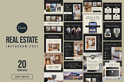 Real Estate Instagram Canva Template, a Social Media Template by Pixelpick (Thumbnail 1 of 5)