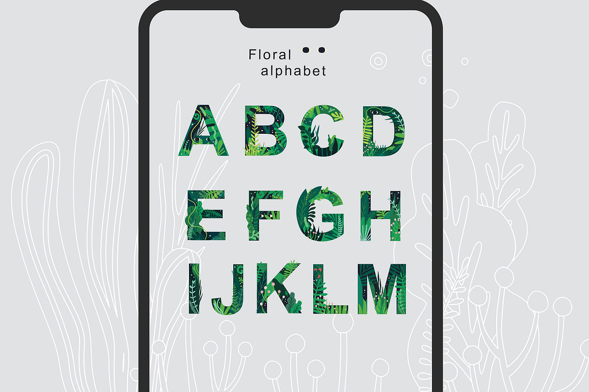 Jungle alphabet, an Illustration by Alena (Photo 7 of 11)