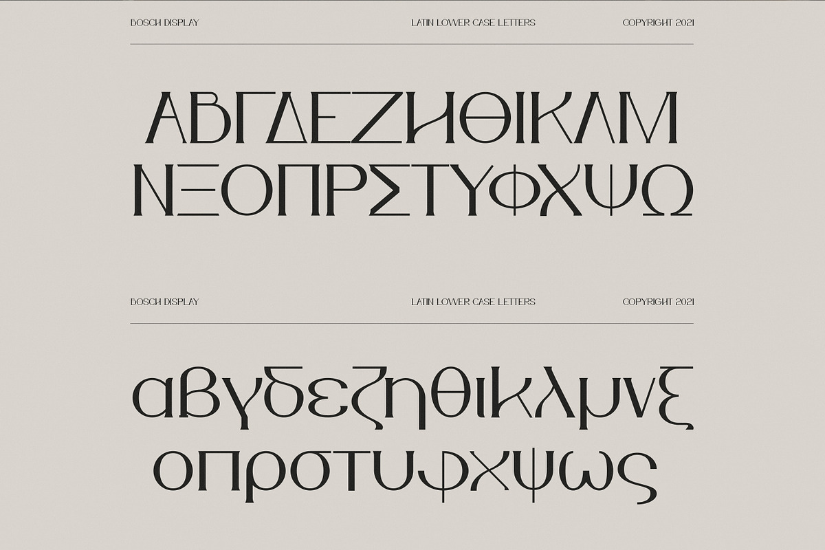 Bosch Display Font, a Serif Font by iframe fonts (Photo 8 of 14)