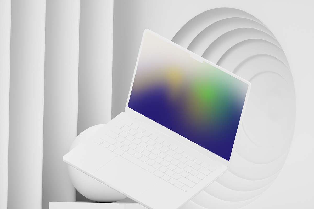 MacBook 14 Pro Clay Mockups, a Mac Mockup by Craftwork (Photo 3 of 7)