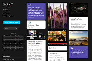 Vertical WordPress Theme